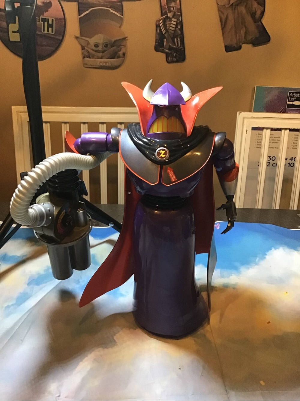 Disney store emperor Zurg 15” interactive talking light up figure Toy Story